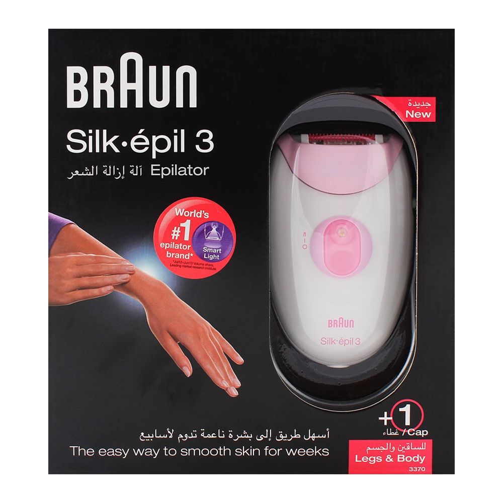 Buy Braun Silk Epil 3 Legs & Body Epilator White/Pink 