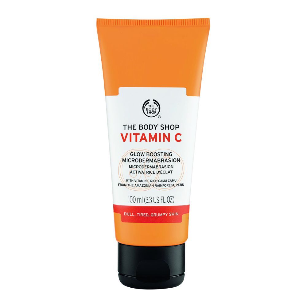 Buy The Body Shop Vitamin C Glow Boosting Microdermabrasion For For Dull Tired Grumpy Skin 100ml Online At Special Price In Pakistan Naheed Pk