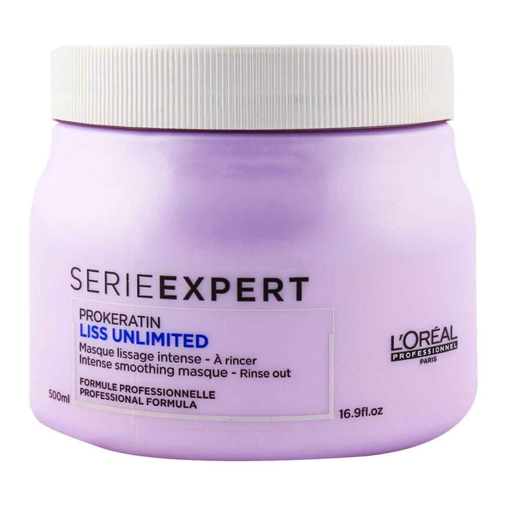 Order L'Oreal Professionnel Serie Expert Pro Keratin Liss Unlimited Hair  Mask 500ml Online at Best Price in Pakistan 