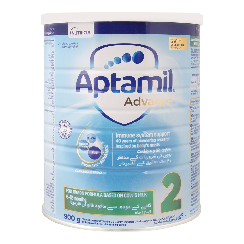 Purchase Aptamil Advance No. 2, Follow On Formula, 6-12 Months, 900g Online  at Best Price in Pakistan 