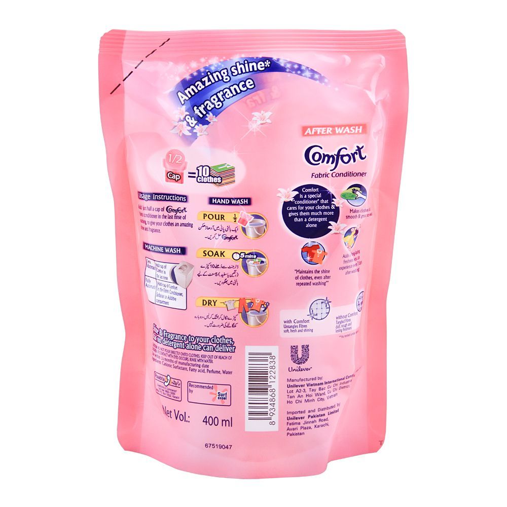 Buy Comfort Lily Fresh Fabric Conditioner 400ml Pouch Online at Special  Price in Pakistan 