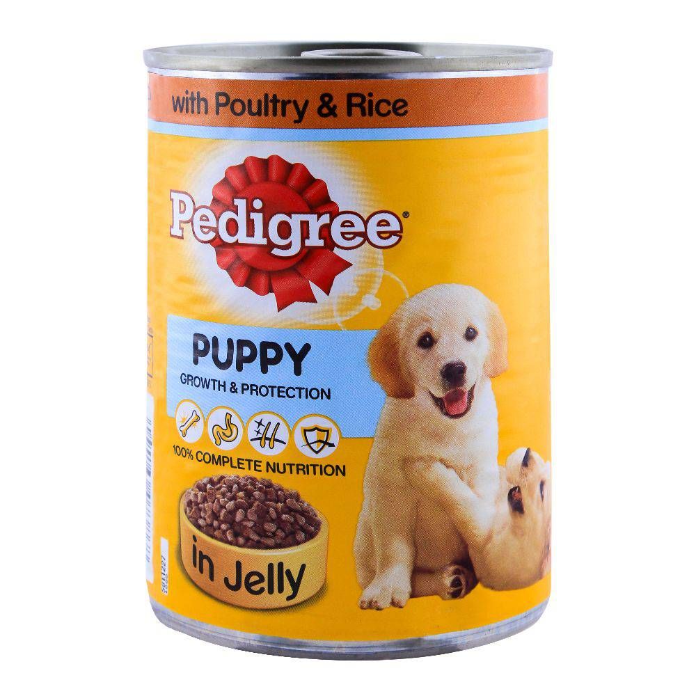 Order Pedigree Puppy Poultry & Rice In Jelly Dog Food 400g