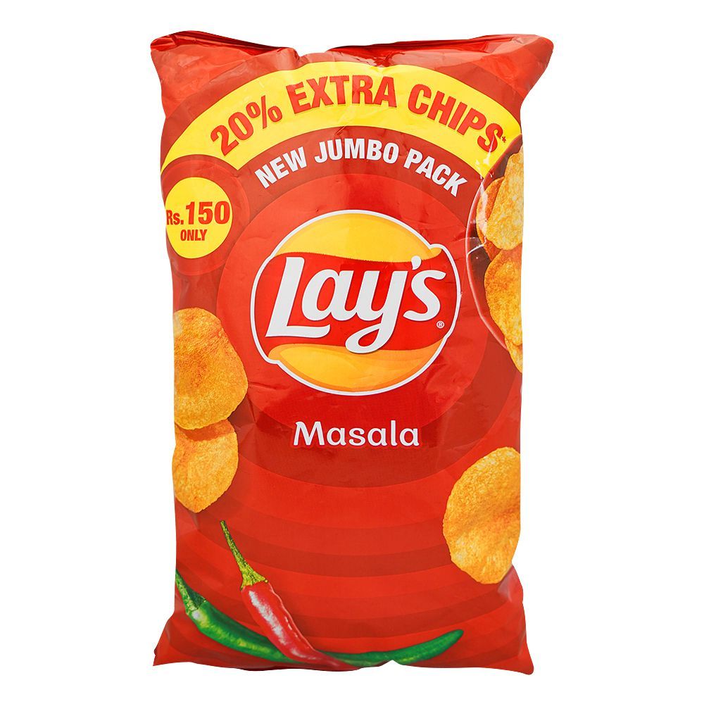 Order Lay's Masala Chips, New Jumbo Pack, 120g Online at Special Price ...