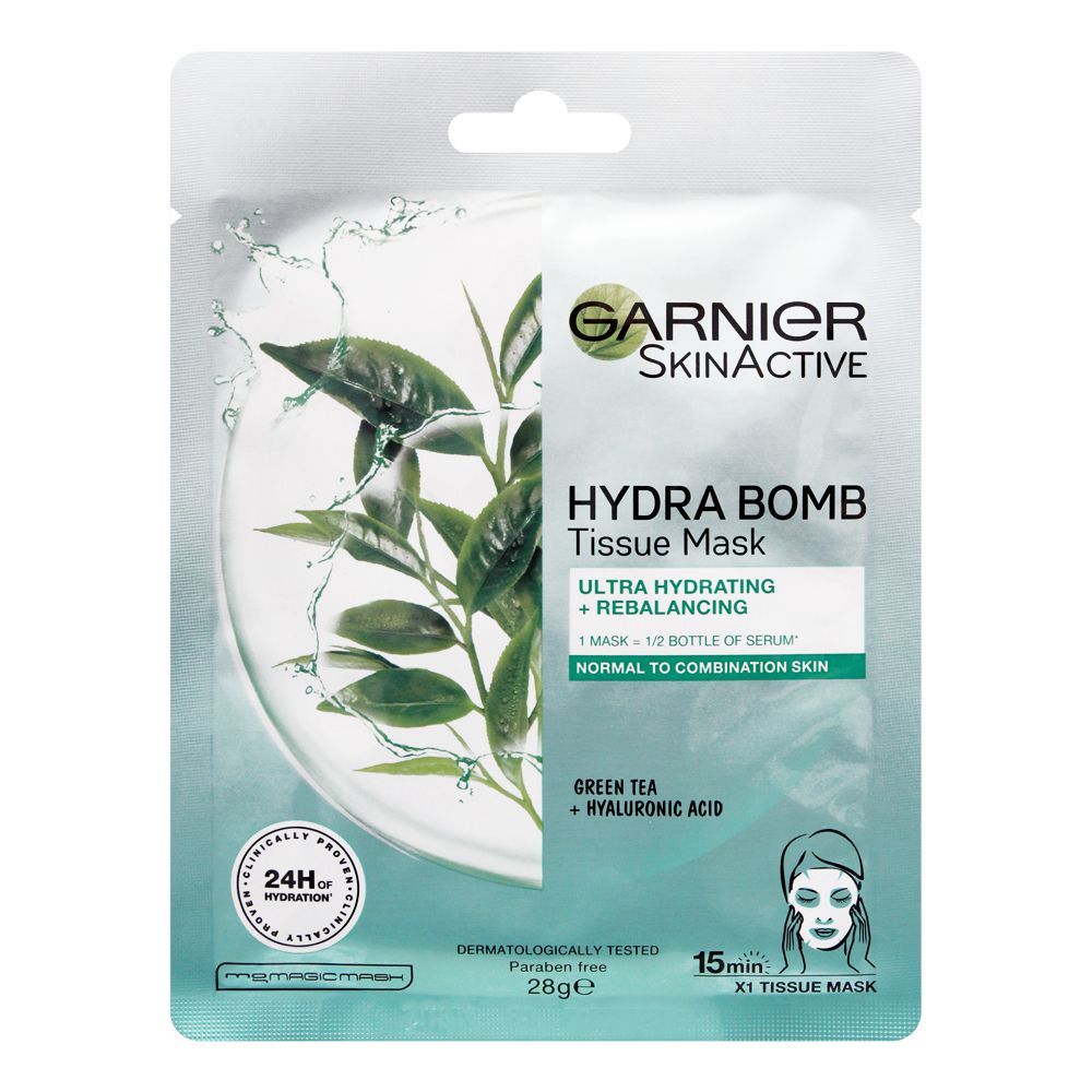 Order Garnier Skin Active Hydra Bomb Tissue Mask, Normal to Combination Skin, 32g Online at Best Price in Pakistan - Naheed.pk