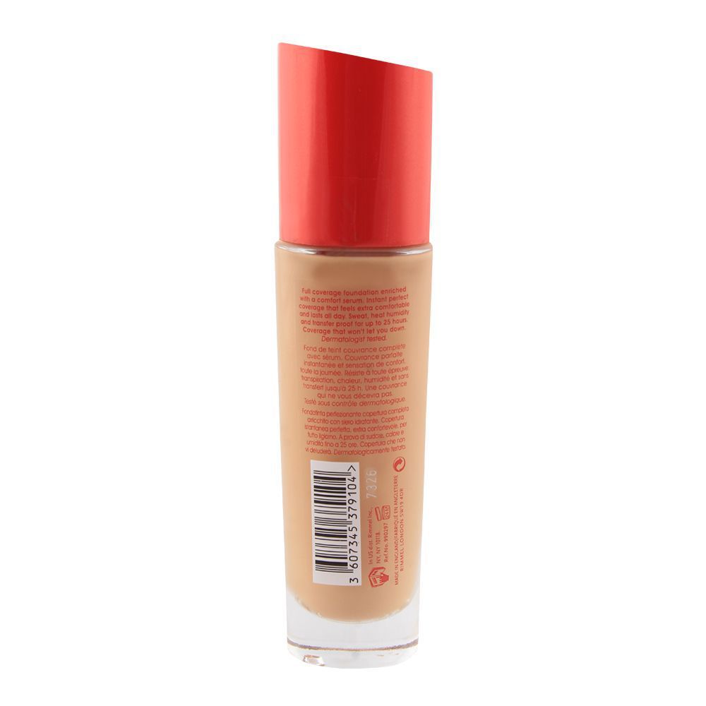 Rimmel 25 Hour Lasting Finish Nude Foundation Review 