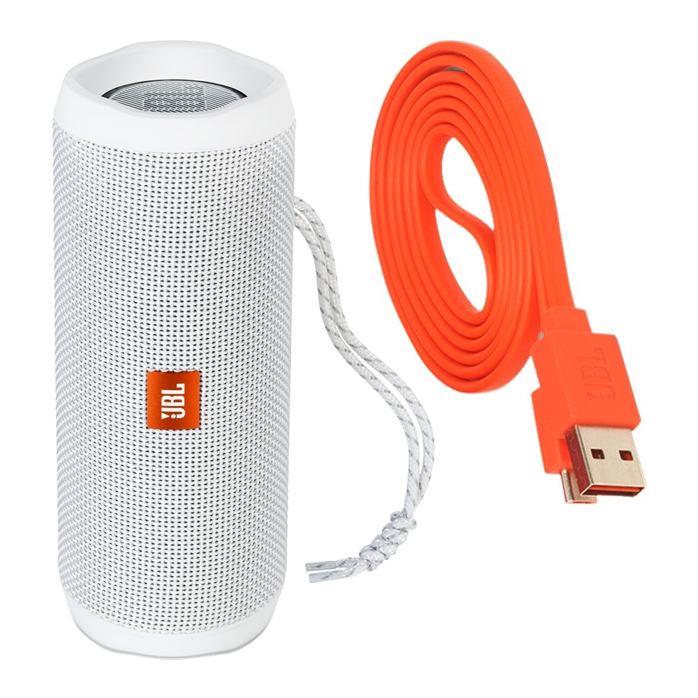 Order JBL Flip 4 Waterproof Portable Bleutooth Speaker White Online at