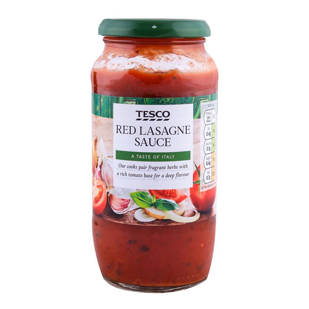 Buy Tesco Red Lasagne Sauce 500g Online at Best Price in Pakistan -  
