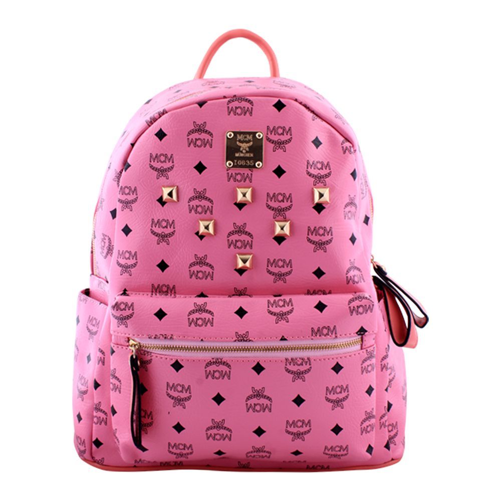 Purchase MCM Style Women Backpack Pink - M41078 Online at Special Price ...