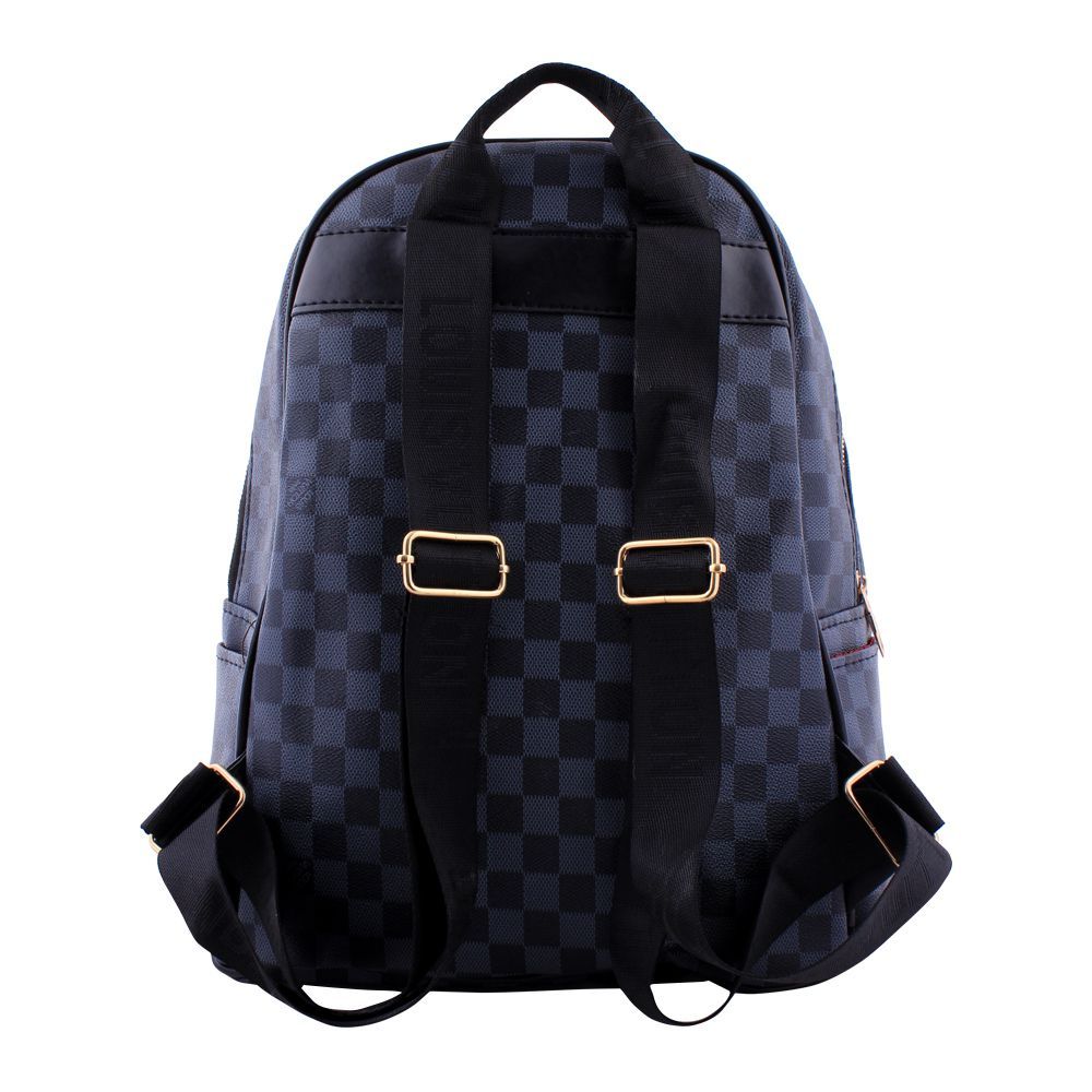 Purchase Louis Vuitton Style Women Backpack Check Black - 0819 Online at  Special Price in Pakistan 