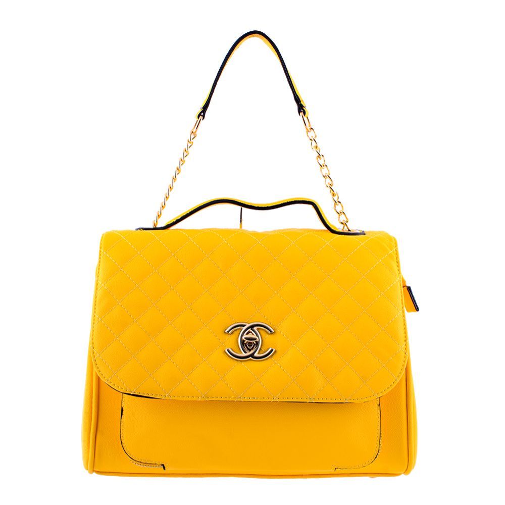 Order Chanel Style Women Handbag Yellow - 55814 Online at Best Price in Pakistan - 0