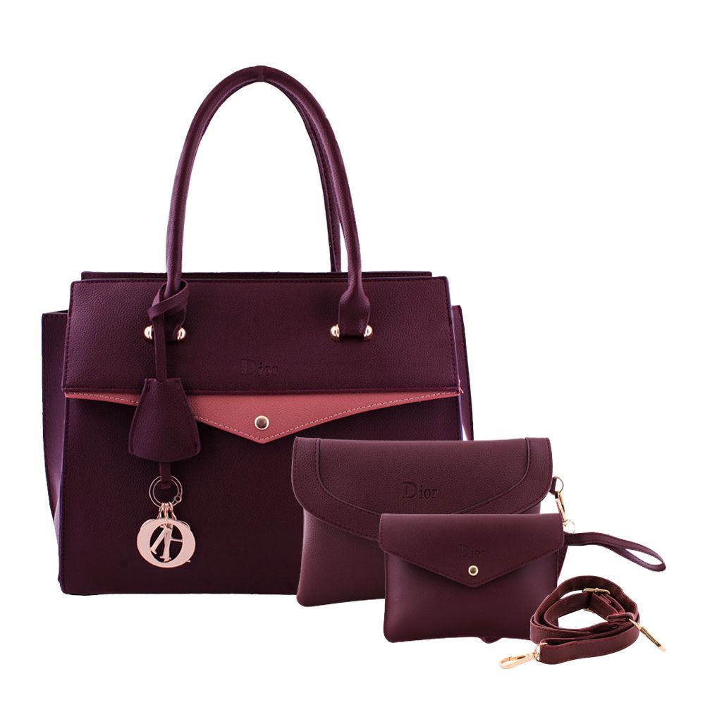 Order Dior Style Women Handbag Maroon - 8115 Online at Special Price in ...
