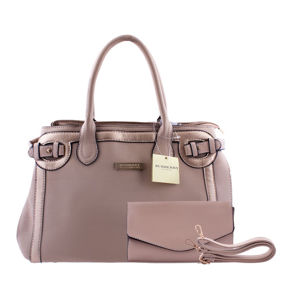 Purchase Burberry Style Women Handbag Beige - 8829 Online at Best Price ...