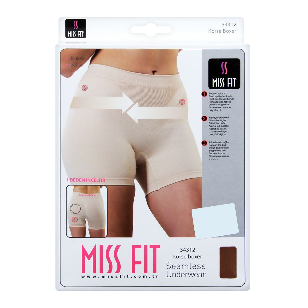 Purchase Miss Fit Girdle Boxer, Korse Boxer Seamless Body Shaper Underwear,  Skin Color, 34312 Online at Best Price in Pakistan 