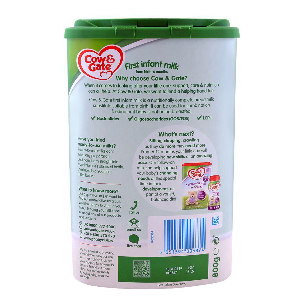 Purchase Cow & Gate First Infant Milk No.1, 800g Online at ...
