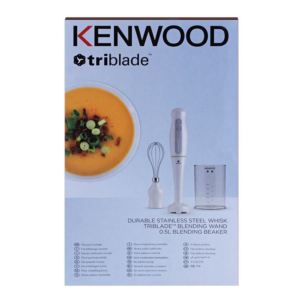 Kenwood Triblade Hand Blender - 600W (OWHDP102WG)