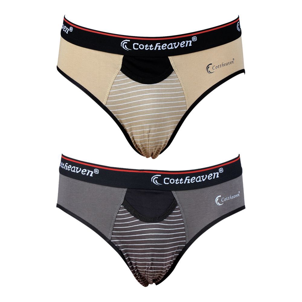 Buy Cottheaven Men's Brief, Pack Of 2, Large, Multi Color, 0333 Online at  Special Price in Pakistan 
