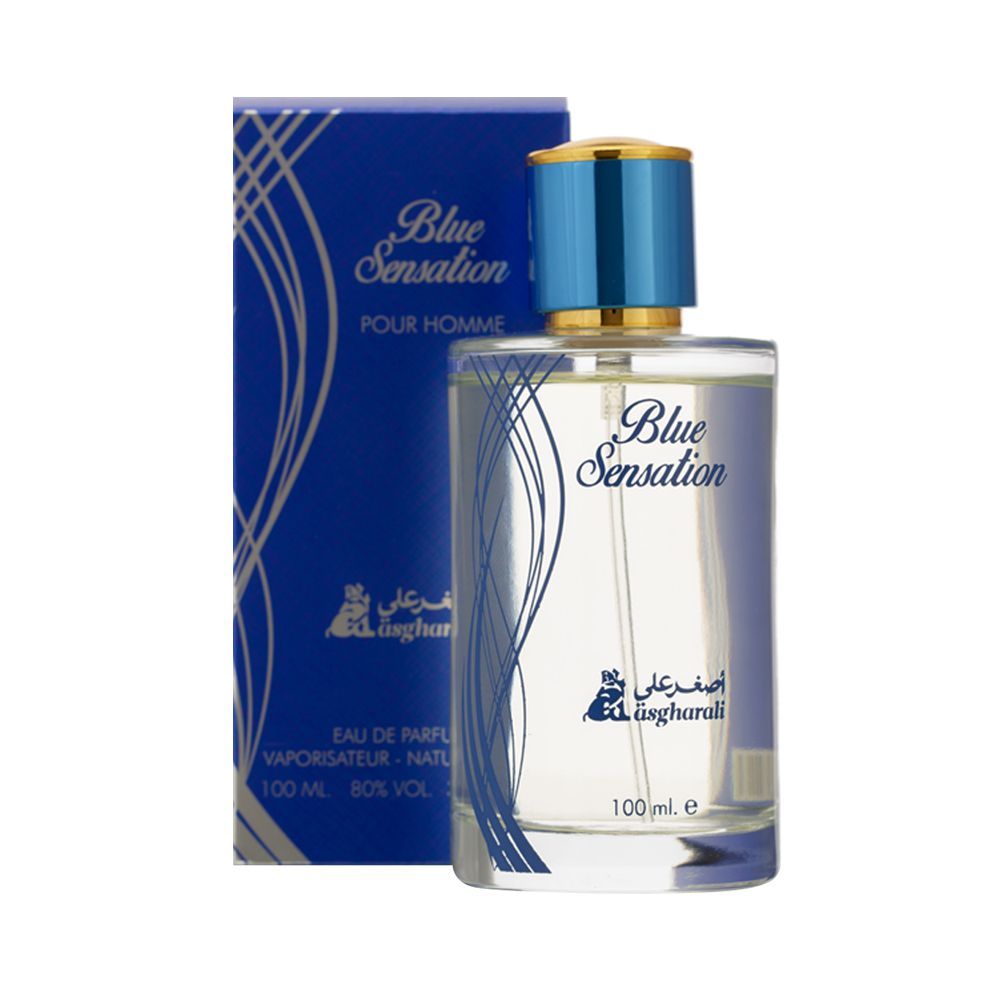 Buy Asgharali Blue Sensation Eau De Parfum, Fragrance For Men, 100ml ...