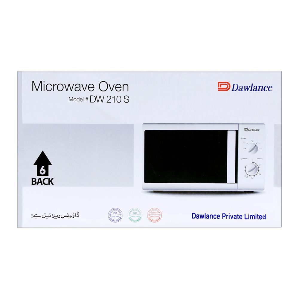Buy Dawlance Microwave Oven, Heating Series, 20 Liters, White, DW-210S