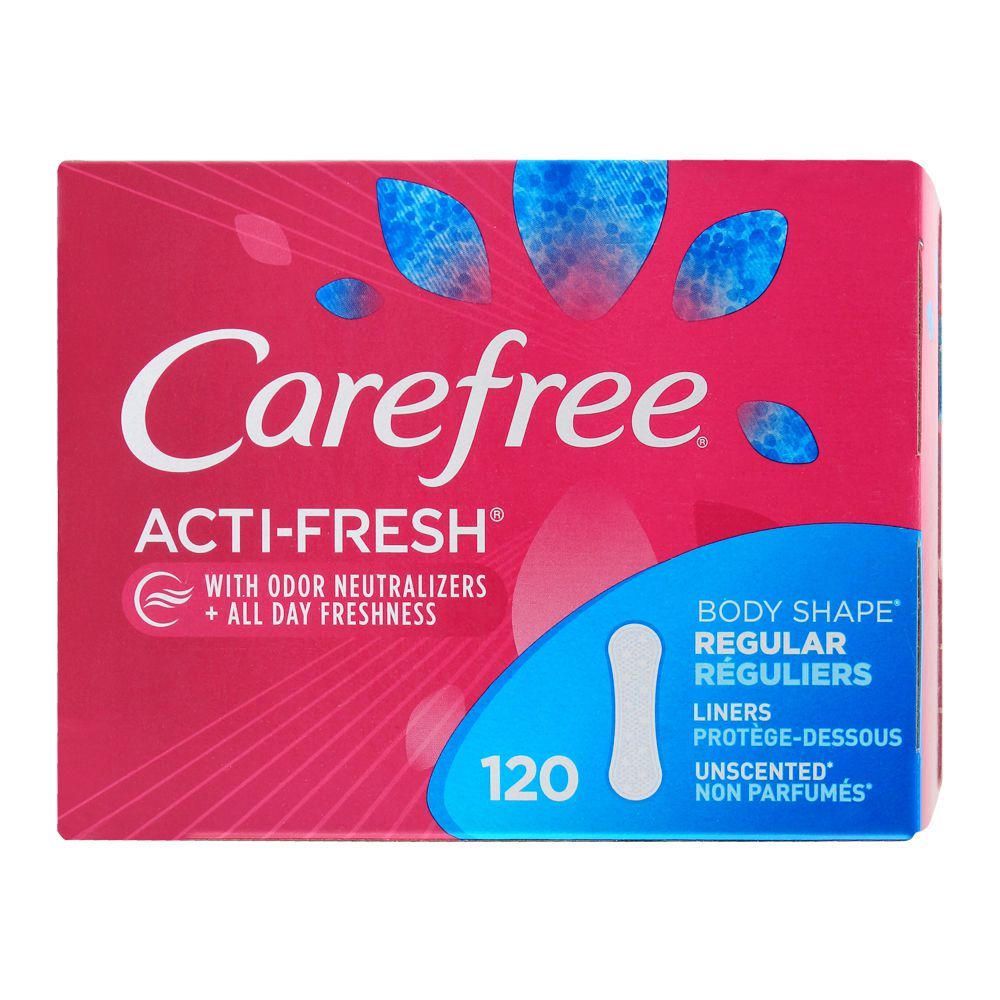 Buy Carefree Acti-Fresh Body Shape Liners, Unscented Pantyliner