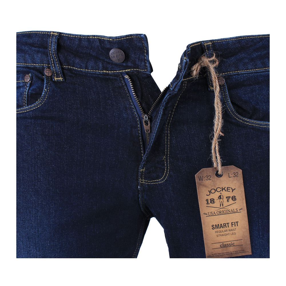 Buy Jockey Slim Fit Jeans, Dark Blue, MI8AJ11 Online at Best Price in ...