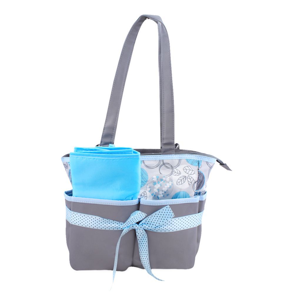 Buy Colorland Grey/Blue Potpourri Baby Bag Set, 5 Pieces, BB999PP ...