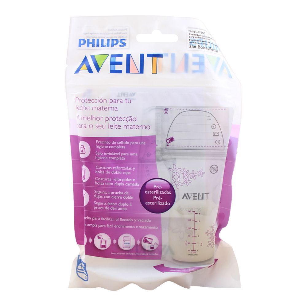Buy Avent Reusable Breast Milk Storage Bags, 25 Pieces ...