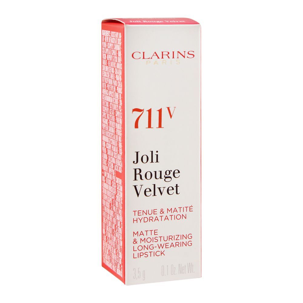 Buy Clarins Paris Joli Rouge Velvet Matte And Moisturizing Long Wearing Lipstick 711v Papaya