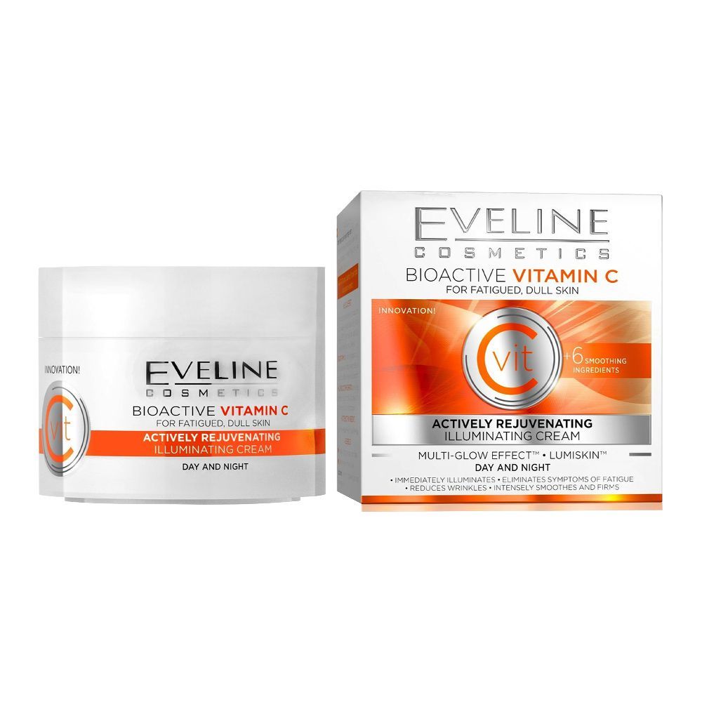 Buy Eveline Bio Active Vitamin C Actively Rejuvenating Illuminating Day Night Cream For Fatigued Dull Skin 50ml Online At Best Price In Pakistan Naheed Pk
