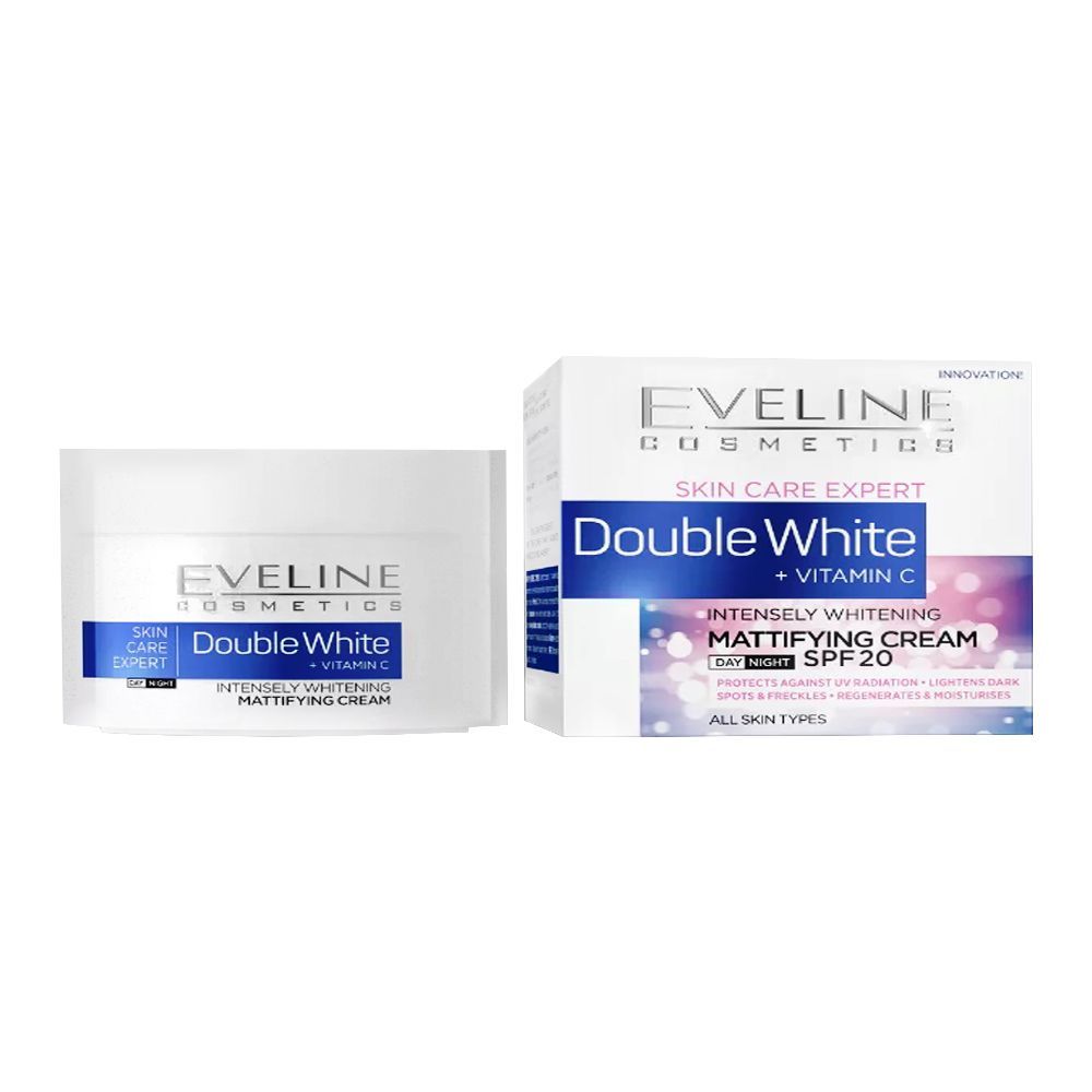 Order Eveline Double White Vitamin C Intensely Whitening Mattifying Day Night Cream All Skin Types 50ml Online At Special Price In Pakistan Naheed Pk