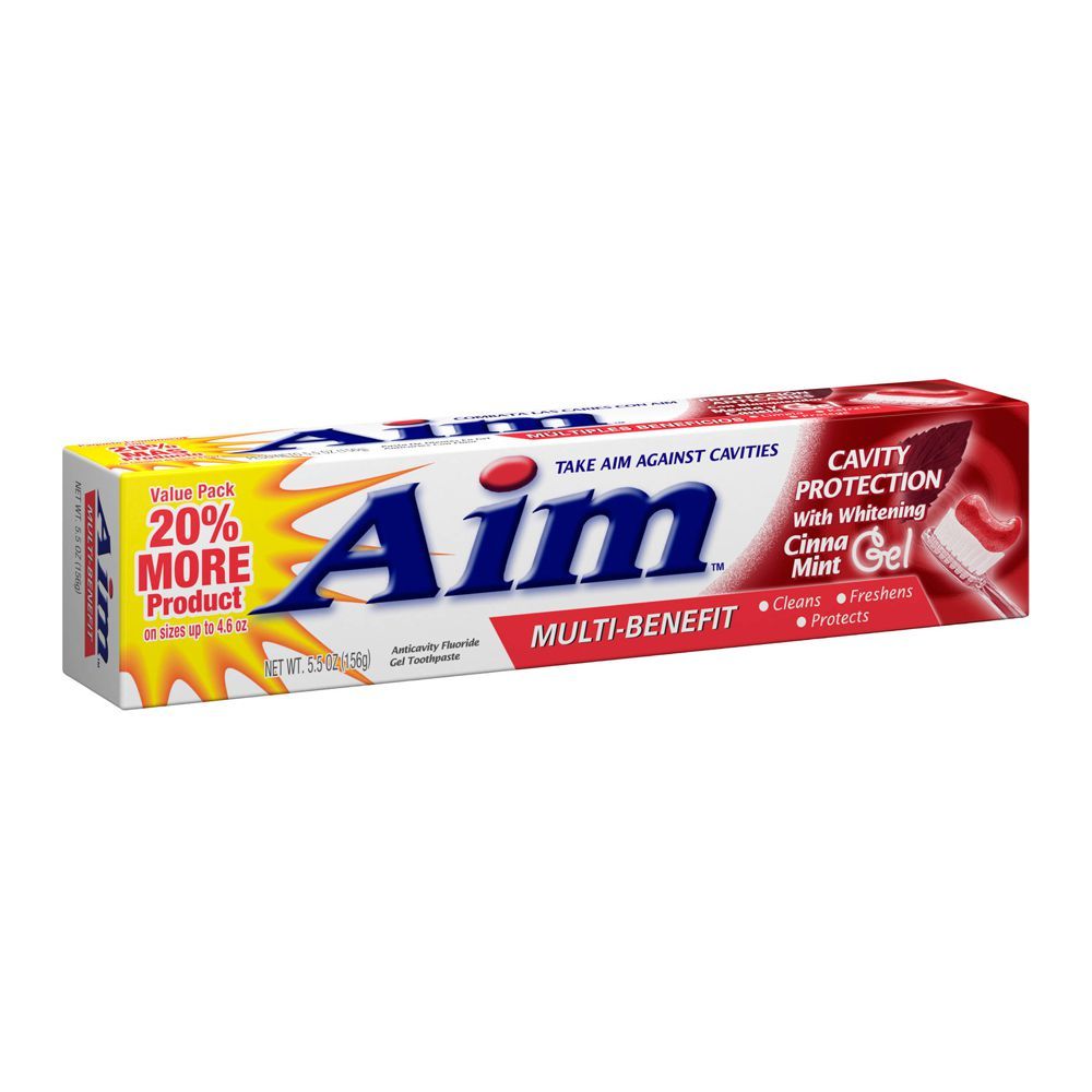 Buy Aim Multi-Benefit Cinna Mint Gel Cavity Protection ...