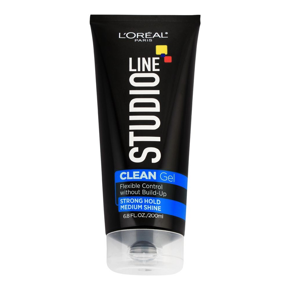 Purchase L'Oreal Paris Studio Line Clean Strong Hold Medium Shine Hair Gel,  200ml Online at Best Price in Pakistan 