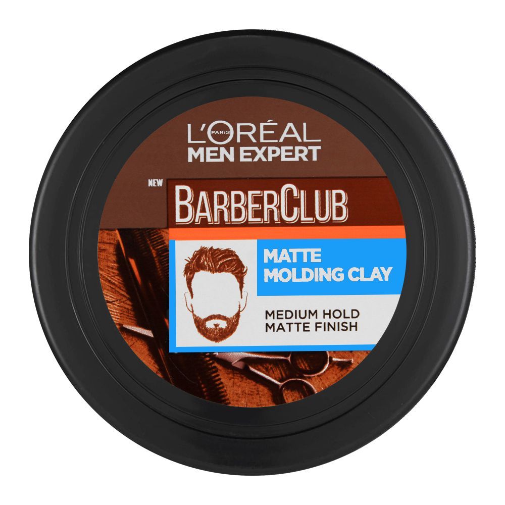 Purchase L'Oreal Paris Men Expert Barber Club Matte Molding Clay, Medium  Hold, 75ml Online at Best Price in Pakistan 