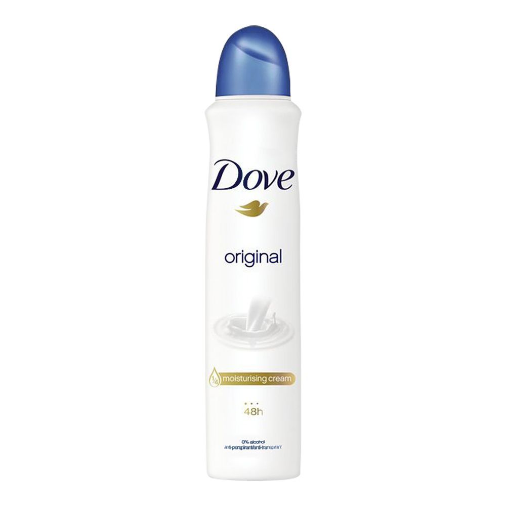 Order Dove 48H Original Deodorant Spray, For Women, 0% Alcohol, 250ml ...