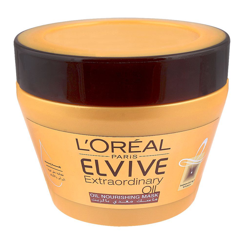Purchase L'Oreal Paris Elvive Extraordinary Oil Nourishing Hair Mask, 300ml  Online at Best Price in Pakistan 