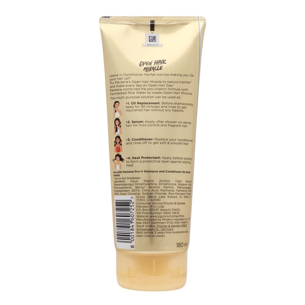 Order Pantene Open Hair Miracle Oil Replacement, 180ml Online at Special  Price in Pakistan 