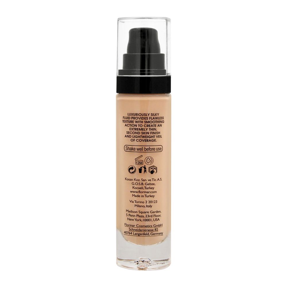 Order Flormar Invisible Coverage HD Foundation, 50 Light Beige
