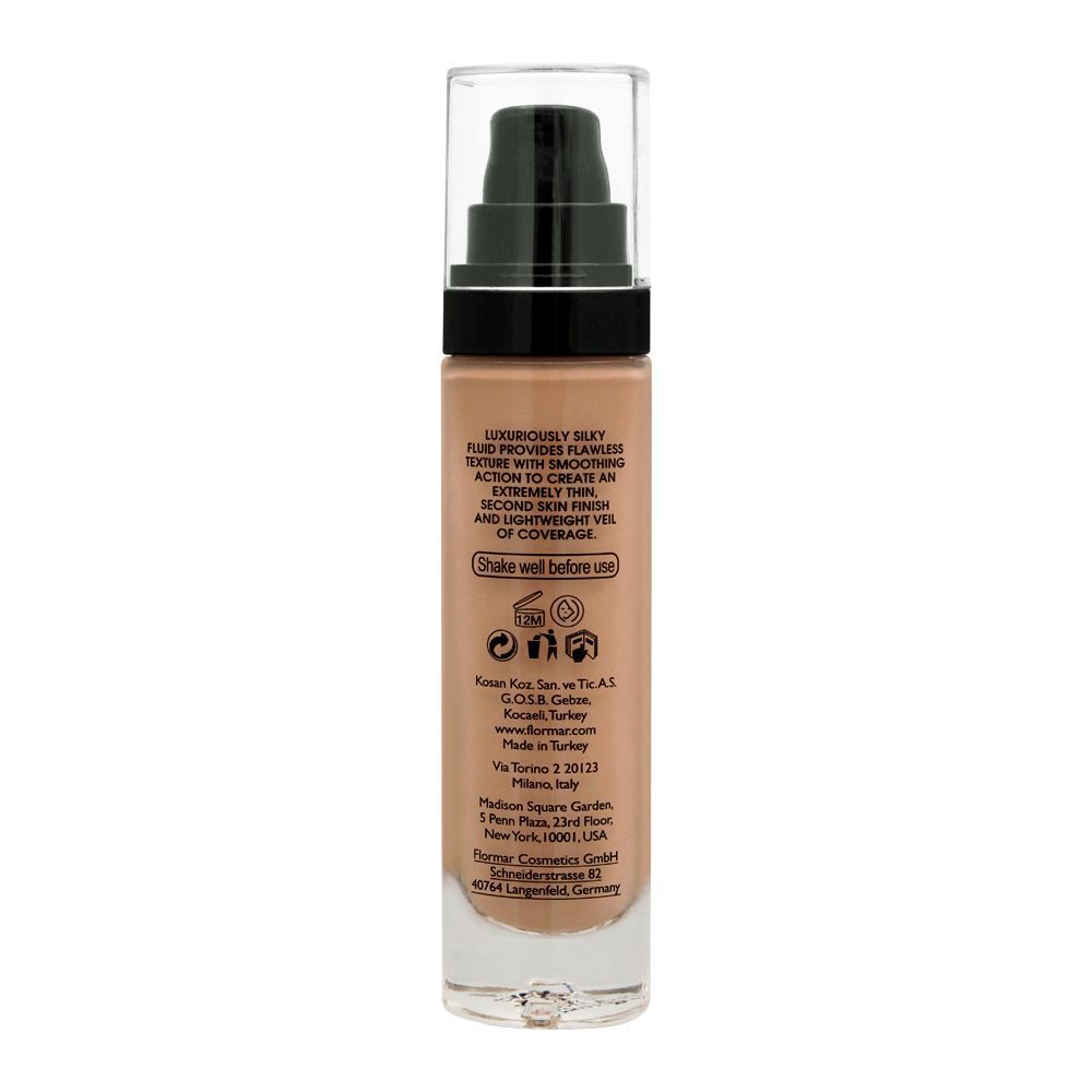 Buy Flormar Invisible Coverage HD Foundation, 110 Golden Beige 30ml ...