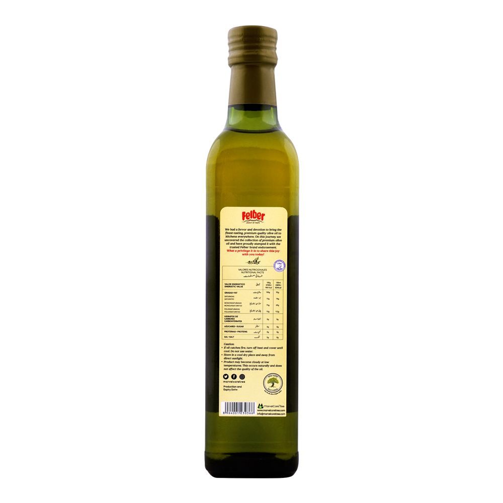 Buy Felber Extra Virgin Olive Oil, Bottle, 500ml Online at Best Price ...