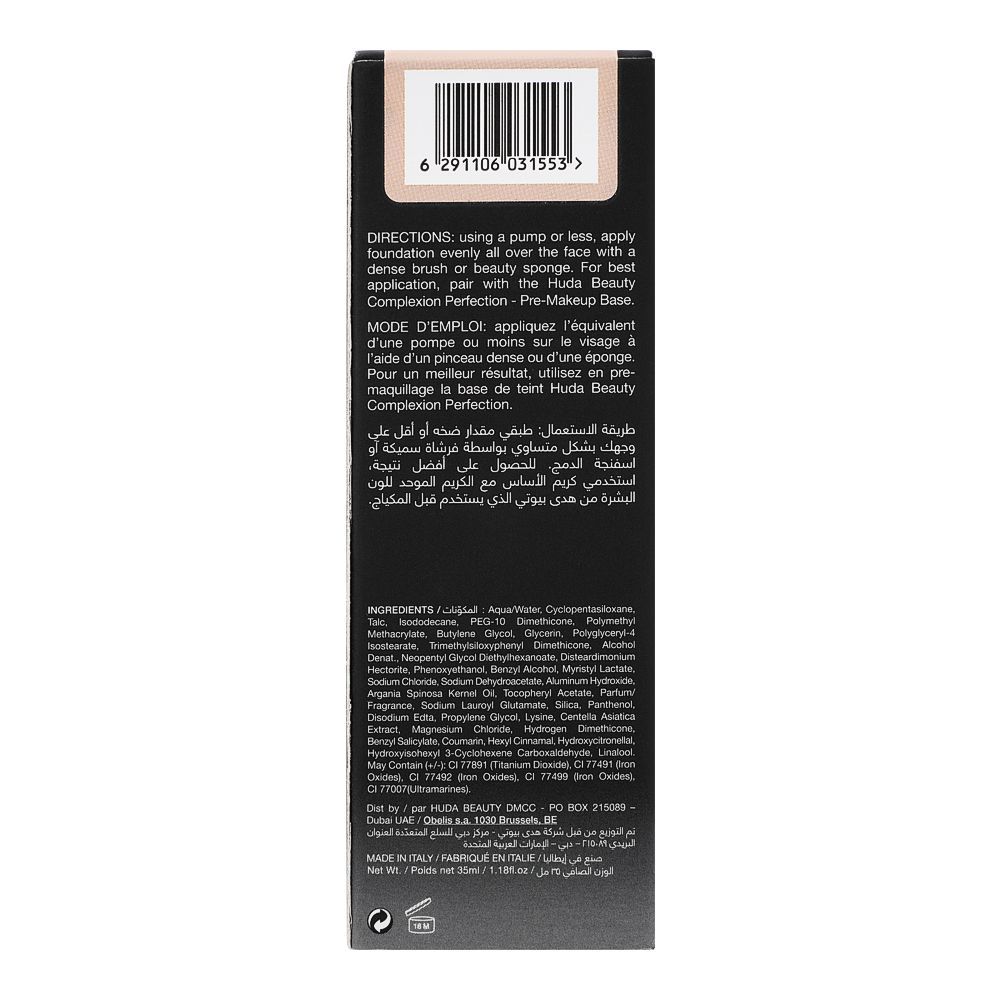 Buy Huda Beauty Fauxfilter Foundation, 110N Angel Food Online at ...