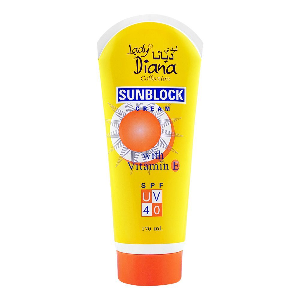 Purchase Lady Diana Vitamin E SPF 40 Sunblock Cream, 170ml Online at ...