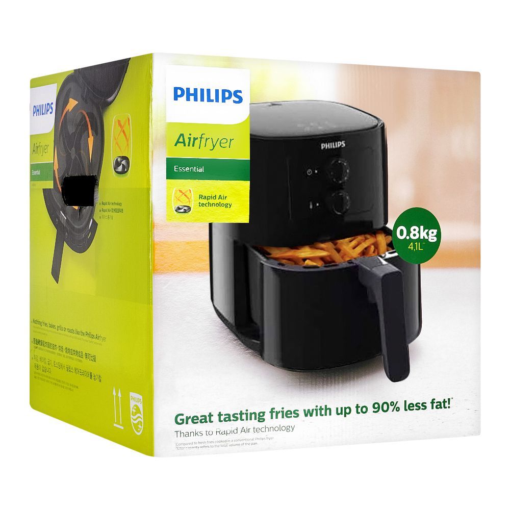 Purchase Philips Essential XL Air Fryer, 6.2L, Black, HD-9200 Online at ...