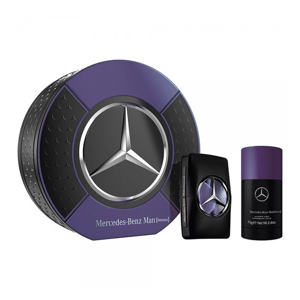 Buy Mercedes-Benz Man Intense Perfume Set, Eau De Toilette 100ml +