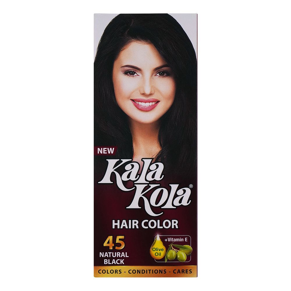 Buy Kala Kola Hair Colour, 45 Natural Black Online at Special Price in  Pakistan 