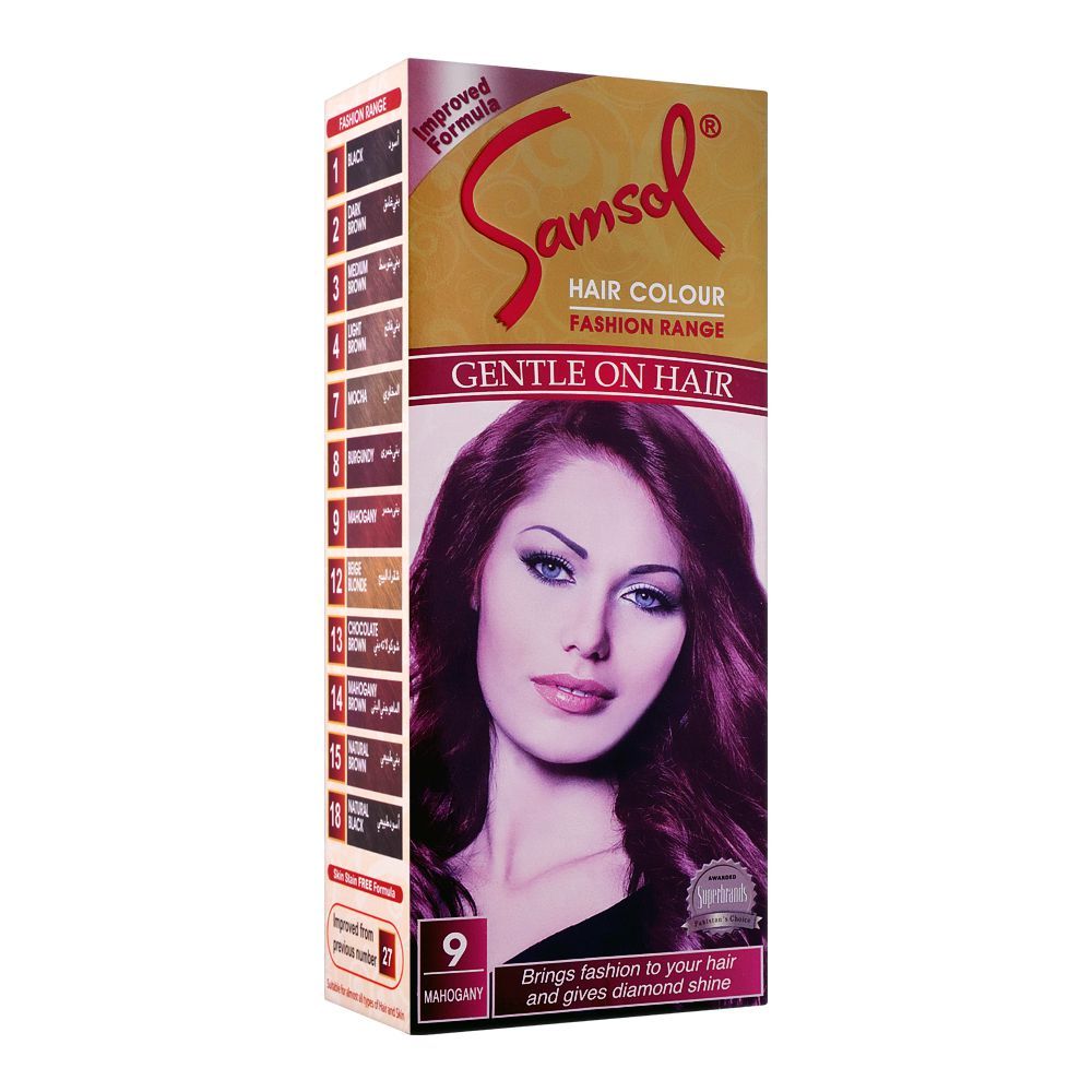 Order Samsol Fashion Range Hair Colour, 9 Mahogany Online at Special Price  in Pakistan 
