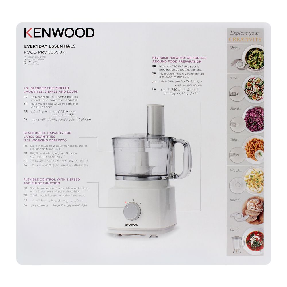 Kenwood Everyday Essential Food Processor - FDP03