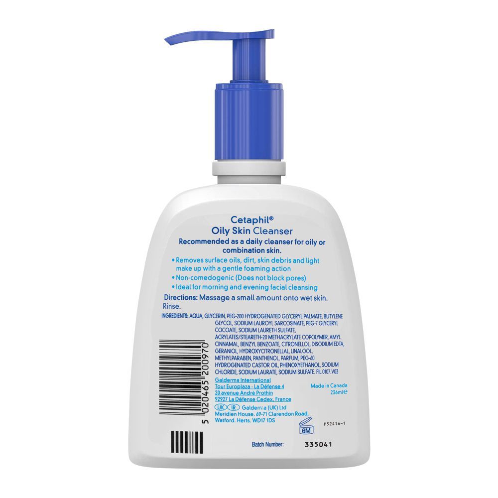 Buy Cetaphil Gentle Skin Face Oily Skin Cleanser, 236ml Online at Best ...