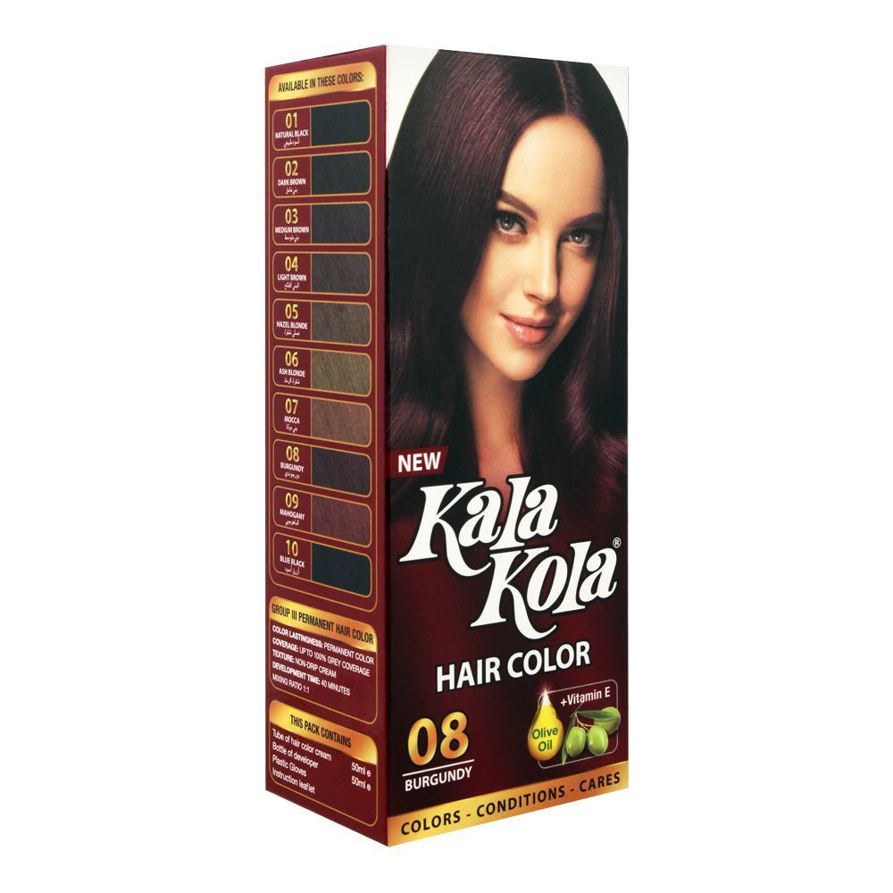 Order Kala Kola Hair Colour, 08 Burgundy Online at Special Price in  Pakistan 