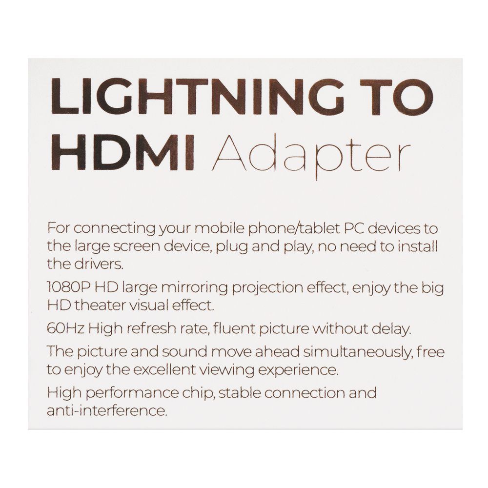 Joyroom S-H141 Lightning to HDMI Adapter - Mobile Phone Prices in