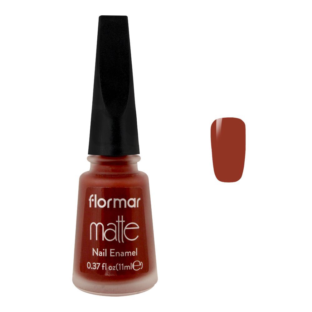 Purchase Flormar Matte Nail Enamel, M41 Brownie, 11ml Online at Special ...