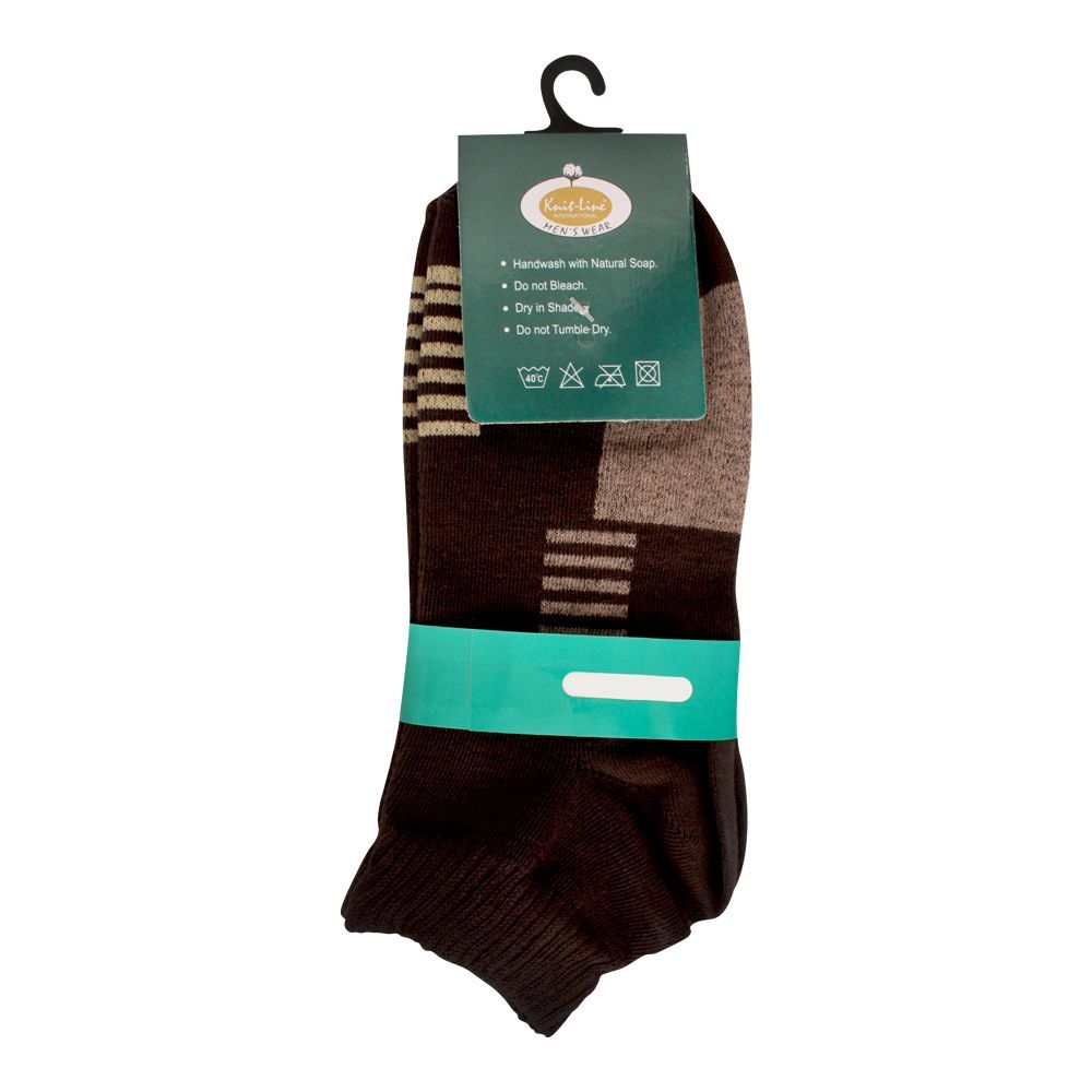 Purchase Knit Line Mens Cotton Socks, TR-Brown Online at Special Price ...